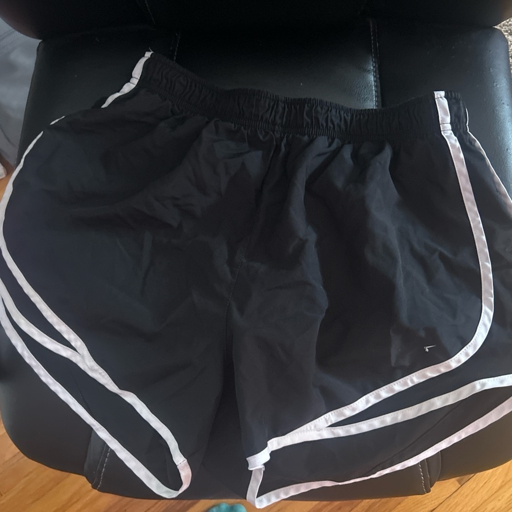Nike Black and White Athletic Shorts